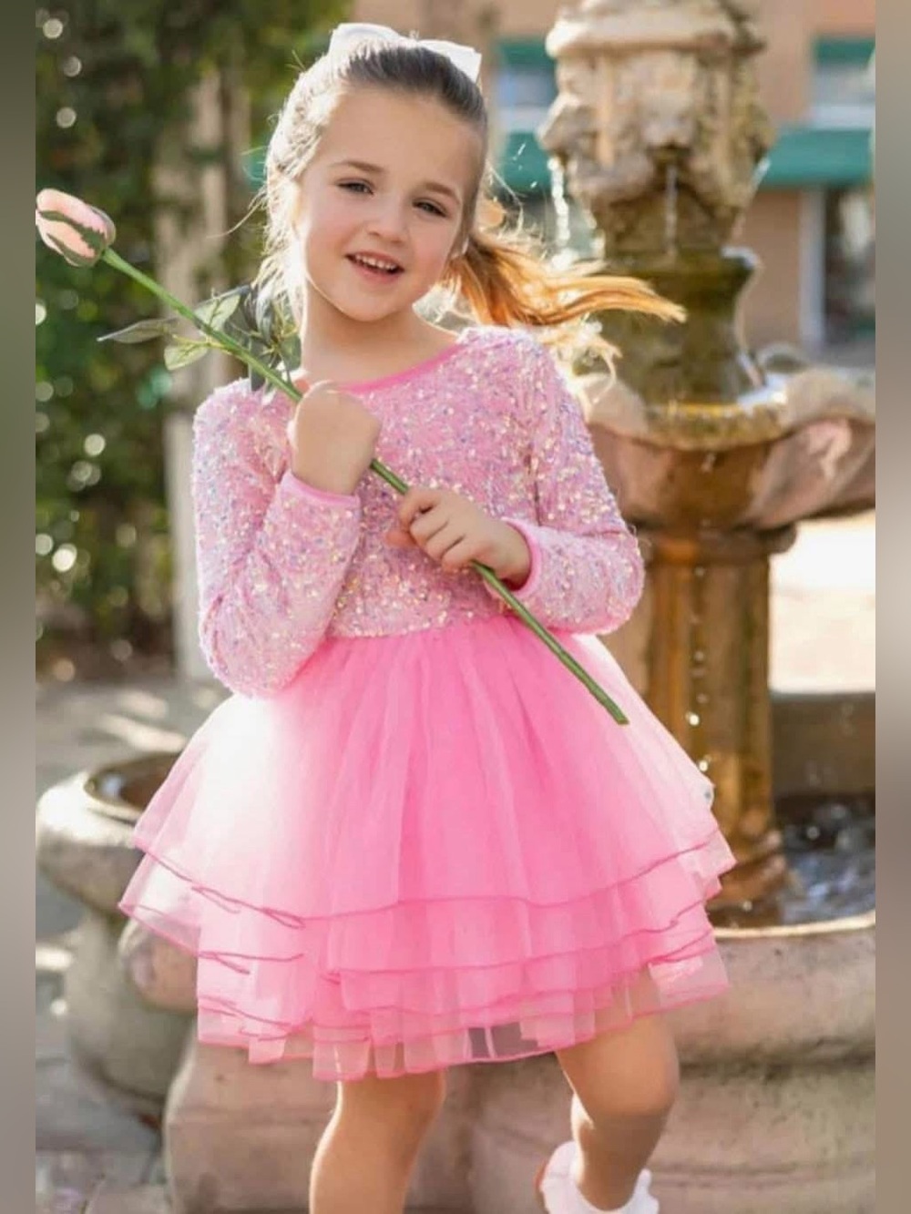 Love and Grow Clothing Sparkle in Pink + Bloomer Set